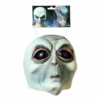 Masker Halloween Groene Alien 2