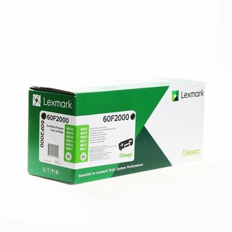 Toner Lexmark 602 Zwart 1