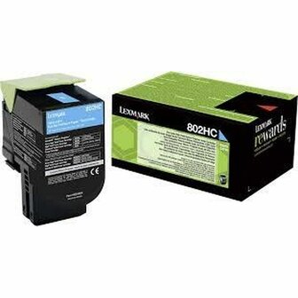 Toner Lexmark 80C2HCE Cyaan 2