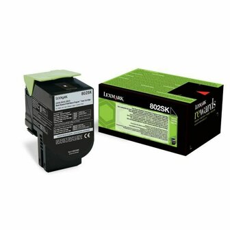 Toner Lexmark 80C2SK0 Zwart 1