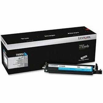 Toner Lexmark 70C0D20 Cyaan 1