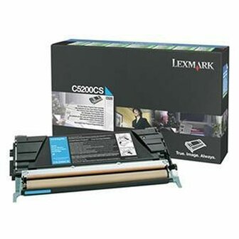 Toner Lexmark C5200CS Cyaan 1