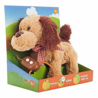 Knuffelhond Bruin 22 cm 1