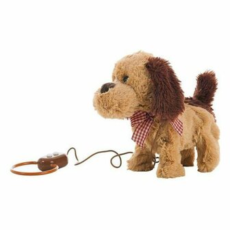 Knuffelhond Bruin 22 cm 2