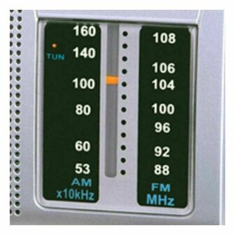 AM-/FM-radio Haeger PR-BIB.001A Grijs 3