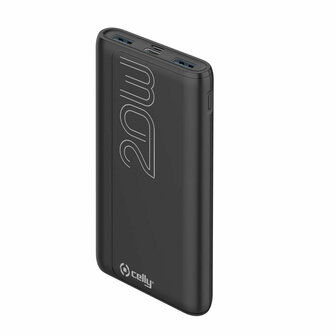 Powerbank Celly PBPD10000EVOBK Zwart 1