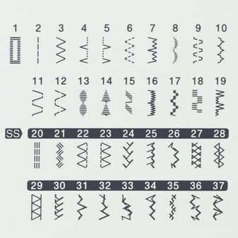 Naaimachine Brother HF37 6