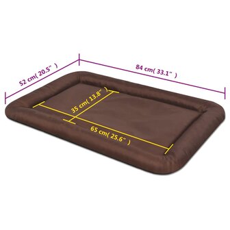 Hondenmatras maat XL bruin 5