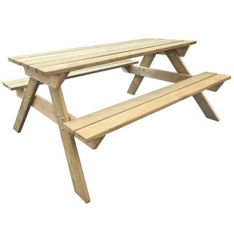 Picknicktafel 150x135x71,5 cm hout 1