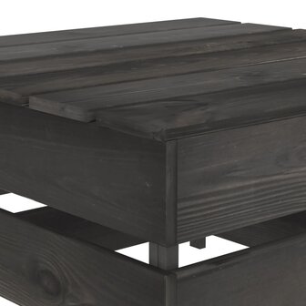 Tuintafel pallet ge&iuml;mpregneerd grenenhout 4