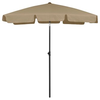 Strandparasol 180x120 cm taupe 1