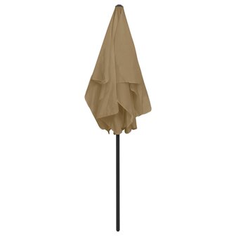 Strandparasol 180x120 cm taupe 5