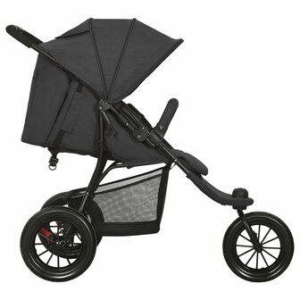 Kinderwagen staal antracietkleurig 3