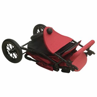 Kinderwagen staal rood 7