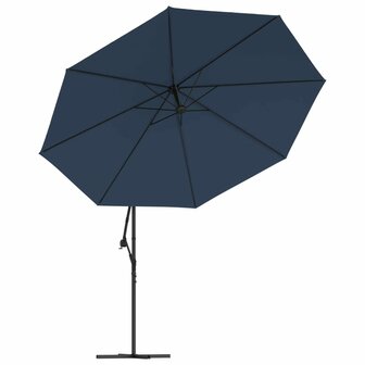 Zweefparasol 3,5 m blauw 4