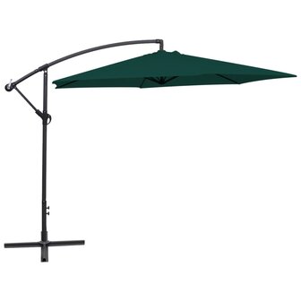 Zweefparasol 3 m groen 1