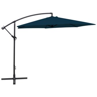 Zweefparasol 3 m blauw 1