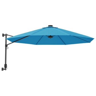 Wandparasol 290 cm zeeblauw 2