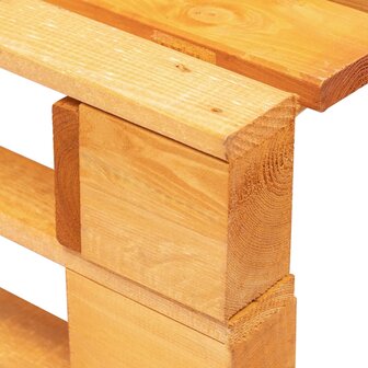 Tuinhocker pallet hout honingbruin 4