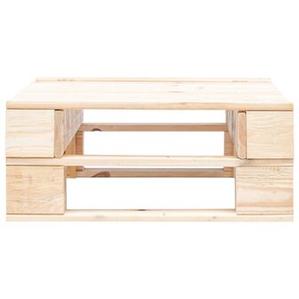 Tuinhocker pallet hout 3