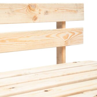 Tuinbank pallet hout 3