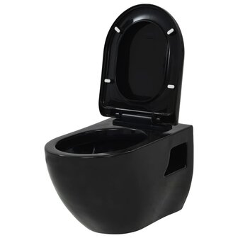 Wandtoilet keramiek zwart  2