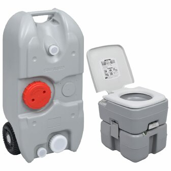 Campingtoilet en watertankset draagbaar 1