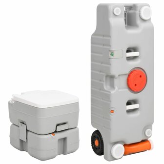 Campingtoilet en watertankset draagbaar 1