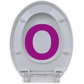 Toiletbril soft-close ovaal wit 7