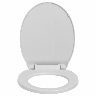 Toiletbril soft-close ovaal lichtgrijs 4