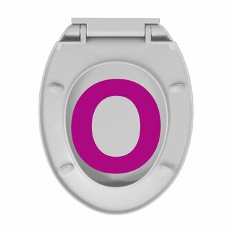 Toiletbril soft-close ovaal lichtgrijs 9