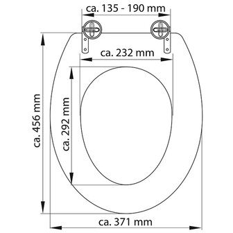 SCH&Uuml;TTE Toiletbril WHITE duroplast 6