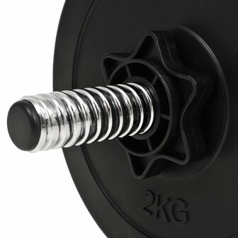 Halterset 20 kg 14-delig 6