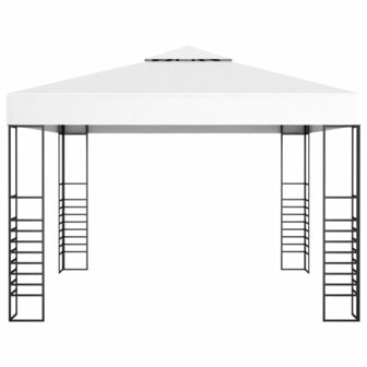 Tuinpaviljoen 3x3 m wit 2