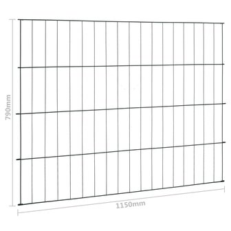 Schuttingset 115x79 cm groen 7