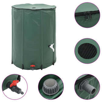 Inklapbare Watertank 500L (Groen) 2