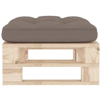 Tuinhocker pallet ge&iuml;mpregneerd grenenhout 3