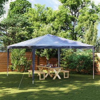 Partytent 4x4 m blauw 1