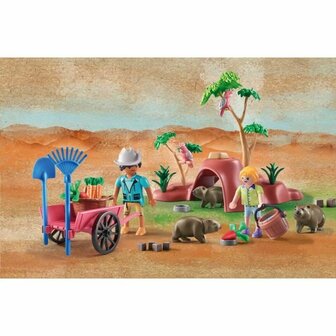 Playset Playmobil Wombat burrows 3