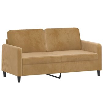 2-delige Loungeset fluweel bruin 4