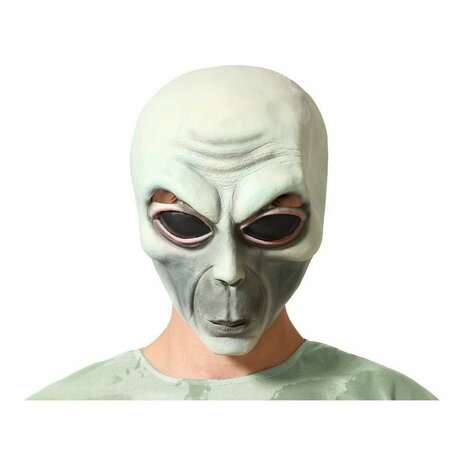 Masker Halloween Groene Alien 1