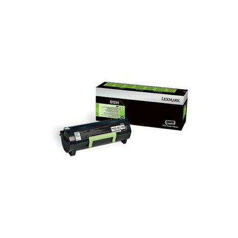 Toner Lexmark 51F2H0E Zwart 1