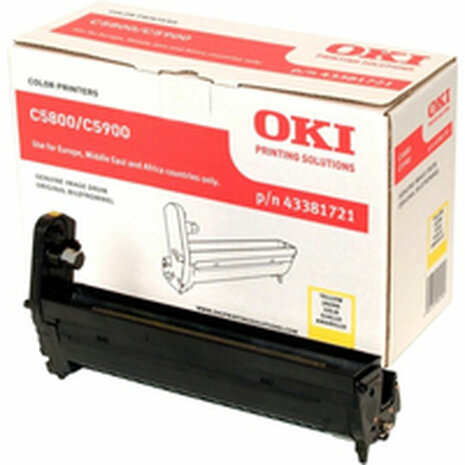 Toner OKI 43381721 Geel 2