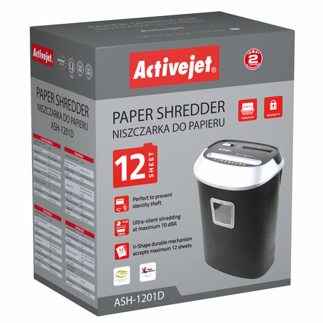 Papierversnipperaar Activejet ASH-1201D 3