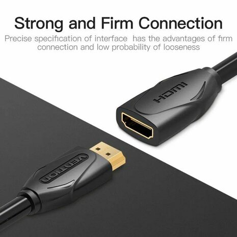 HDMI-Kabel Vention VAA-B06-B500 Zwart 2