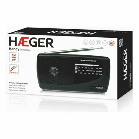 AM-/FM-radio Haeger PR-TRI.002A Zwart 3