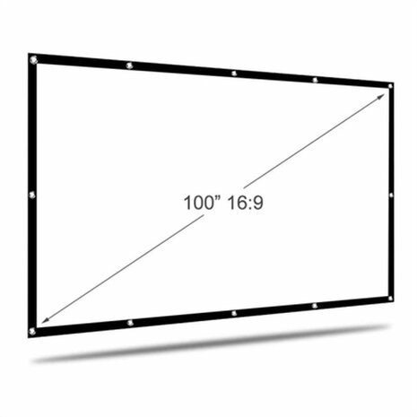 Projectiescherm iggual IGG318133 100" 1