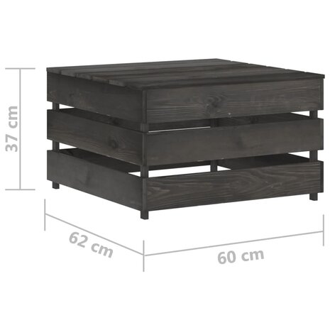 Tuintafel pallet geïmpregneerd grenenhout 5