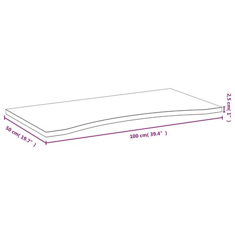 Bureaublad 100x50x2,5 cm bamboe 4