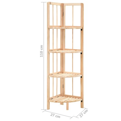 Hoekschap 27x27x110 cm cederhout 6